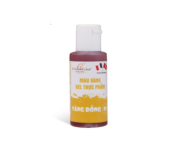 Màu Vàng Đồng Gel Thực Phẩm 28g